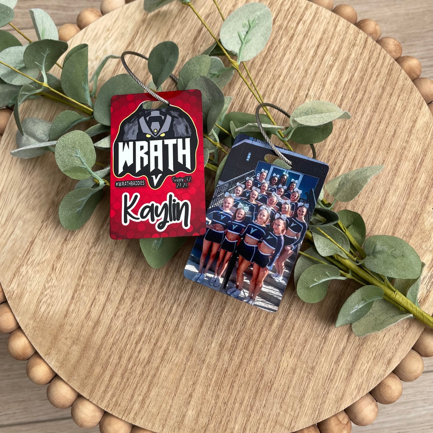 Custom Team Bag Tags-Aluminum