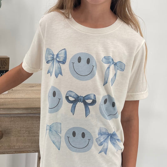 Coquette Bows and Smiley Faces-YOUTH