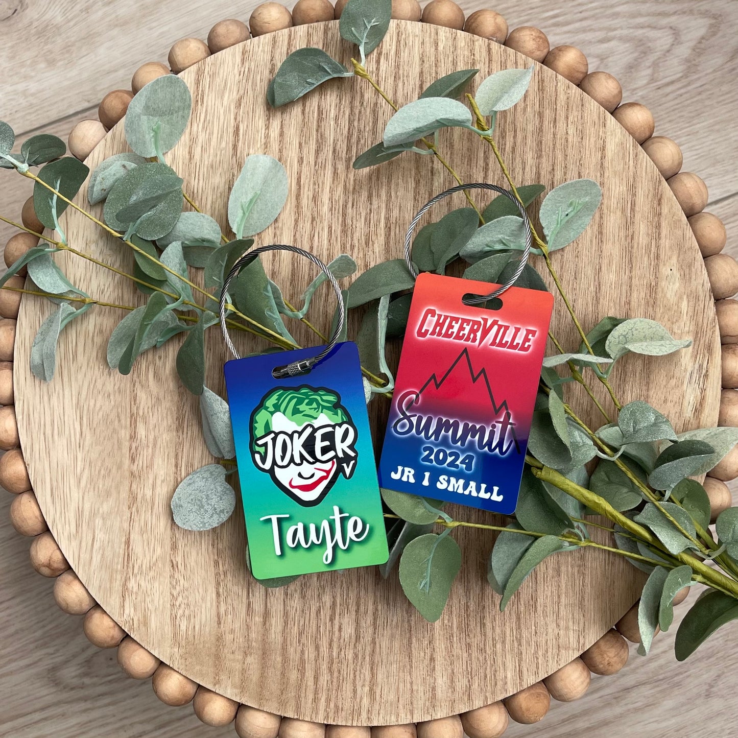 Custom Team Bag Tags-Aluminum
